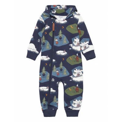 Isflak Overall Långärmad Bodysuit Multi/mönstrad Martinex