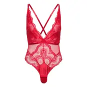 Jenner Bodysuit Bodies Slip Röd Dorina