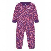 Join The Club Footed Coverall / Join The Club Footed Coveral Långärmad Bodysuit Purple Nike