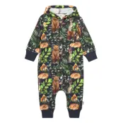 Kurre Overall Långärmad Bodysuit Multi/mönstrad Ma-ia Family
