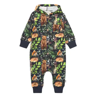 Kurre Overall Långärmad Bodysuit Multi/mönstrad Ma-ia Family