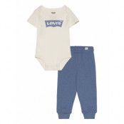 Levi's Levi's® Batwing Bodysuit And Joggers Set Blå