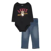 Levi's Levi's® Bearrito Bodysuit And Jeans 2-Piece Set - Black - 92
