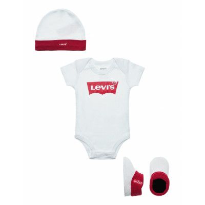 Batwing Sie Hat Bootie Gift Sets Vit Levi's