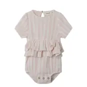 Lil'Atelier Nbffemke Ss Loose Suit Lil - Pink - 62