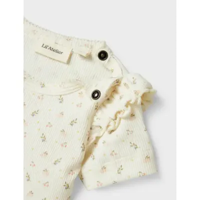 Lil'Atelier Nbfgago Kik Ss Slim Body Lil - White - 56