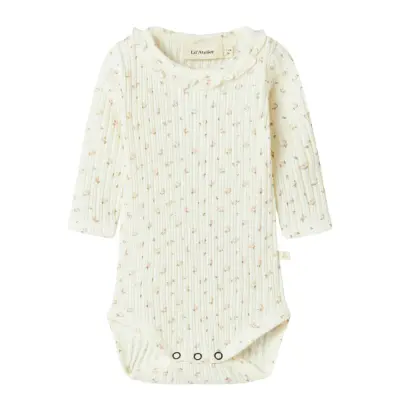 Lil'Atelier Nbfhulla Hua Ls Slim Body Lil - Cream - 56