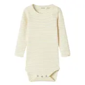 Lil'Atelier Nbflake Ls Slim Body Lil - Beige - 56
