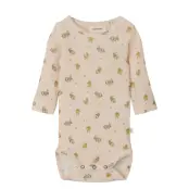 Lil'Atelier Nbflavo Kis Ls Slim Body Lil - Beige - 56