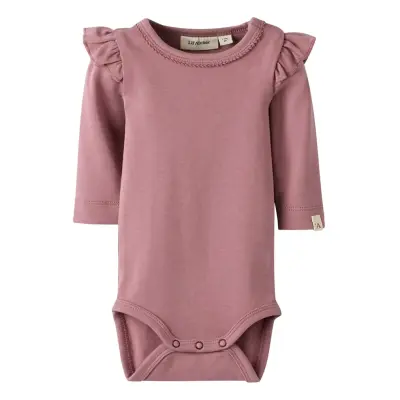 Lil'Atelier Nbflayo Sev Ls Slim Body Solid Lil Rosa