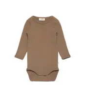 Lil'Atelier Nbfthoro Hif Ls Slim Body Lil - Brown - 56