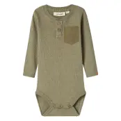 Lil'Atelier Nbmbarbar Ls Slim Body Lil - Green - 56