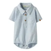 Lil'Atelier Nbmfrido Ss Loose Body Shirt Lil - Blue - 56