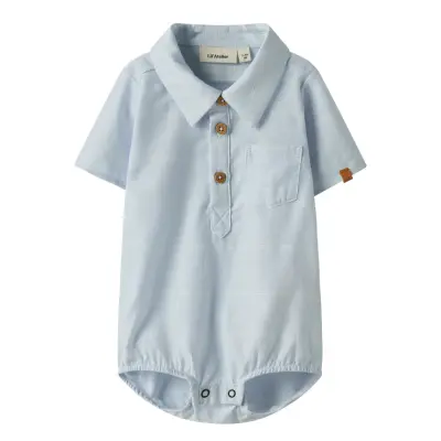 Lil'Atelier Nbmfrido Ss Loose Body Shirt Lil - Blue - 56