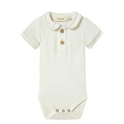 Lil'Atelier Nbmfundo Lio Ss Body Lil - Cream - 56