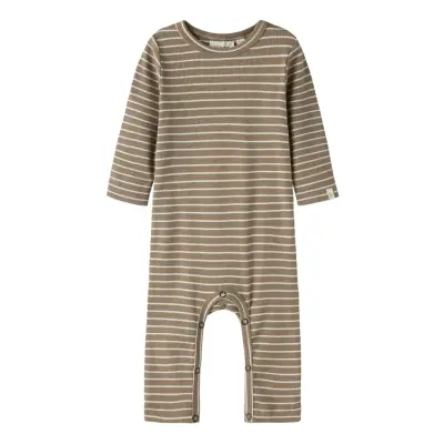 Lil'Atelier Nbmgago Ls Nightsuit Lil Brun