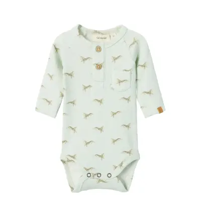 Lil'Atelier Nbmgavo Elm Ls Slim Body Lil Noos - Cream - 68