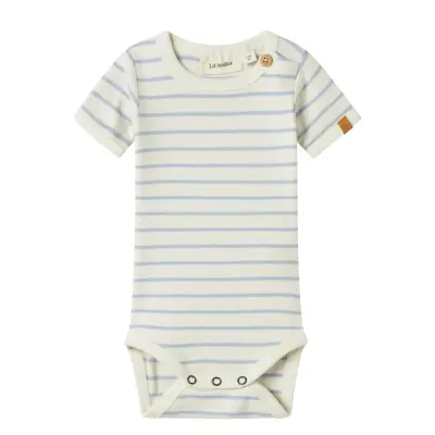 Lil'Atelier Nbmgeo Anm Ss Body Lil - Blue - 74