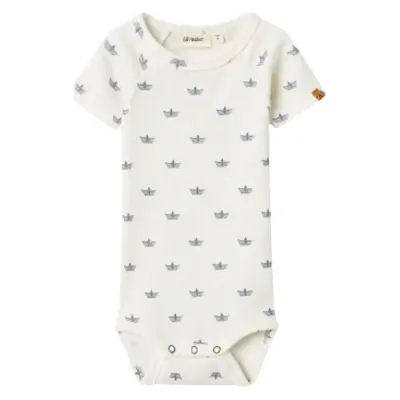 Lil'Atelier Nbmlavo Eni Ss Slim Body Lil - White - 74