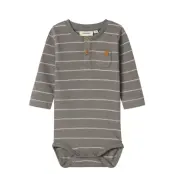 Lil'Atelier Nbmsalim Ls Slim Body Lil - Grey - 62
