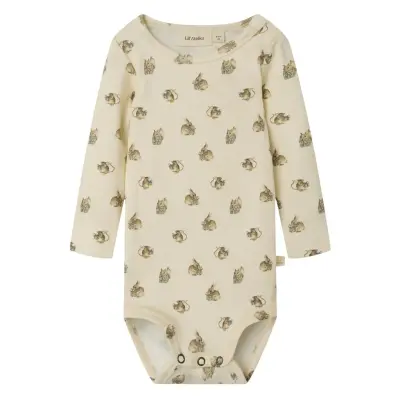 Lil'Atelier Nbngayo Gus Ls Slim Body Lil - Cream - 62
