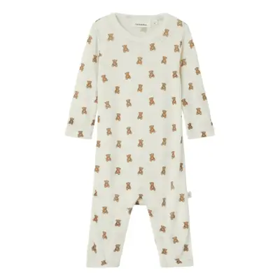 Lil'Atelier Nbnnalu Wo/Mo Ls Slim Suit Lil Kräm
