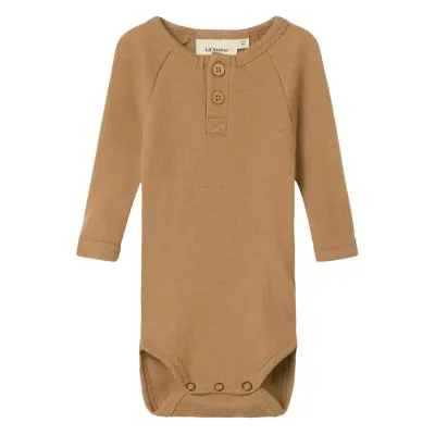 Lil'Atelier Nbnnoel Neb Ls Slim Wool Body Lil - Brown - 56