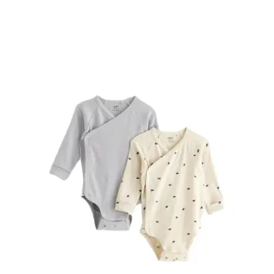 Lindex Body Wrap 2 P Rib Newborn - Multi/patterned - 44