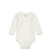Lindex Wrap Bodysuit - White - 68