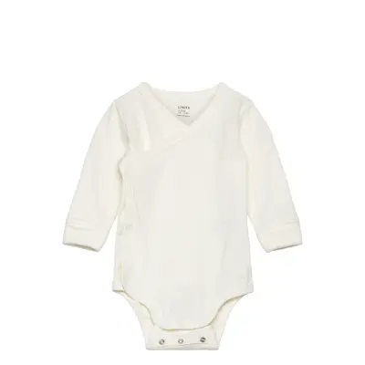 Lindex Wrap Bodysuit - White - 56
