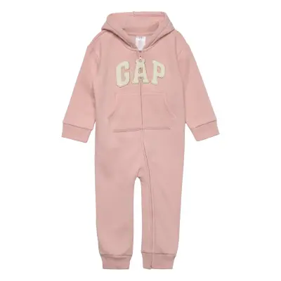 Logo 1Pc Långärmad Bodysuit Rosa GAP
