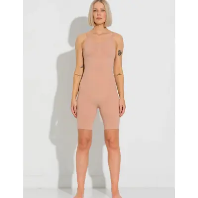 LYKKELAND ateliér Contour Shapewear Bodysuit - Tan - Beige - 48-52