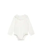 Mango Babydoll-Neck Bodysuit Vit