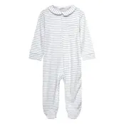 Mango Striped Bodysuit Pyjamas - White - 9-12M