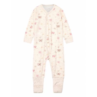 Manu - Heldragt Långärmad Bodysuit Multi/mönstrad Hust & Claire