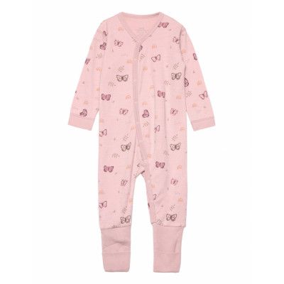 Manu - Heldragt Långärmad Bodysuit Rosa Hust & Claire