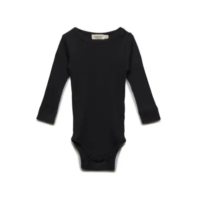 MarMar Copenhagen Plain Body Ls - Black - 98