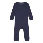 Copenhagen Colors Melange Full Body Romper Marinblå