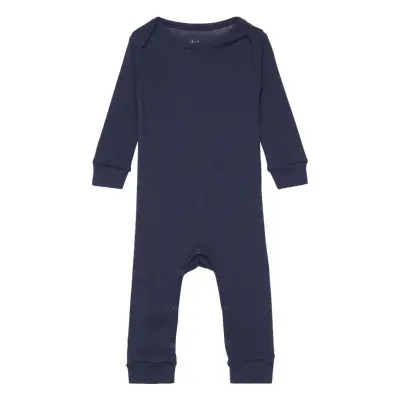 Copenhagen Colors Melange Full Body Romper Marinblå