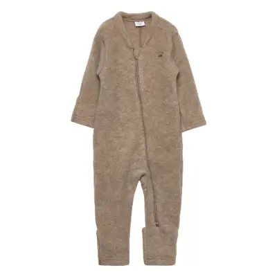 Merlin - Heldragt Långärmad Bodysuit Beige Hust & Claire