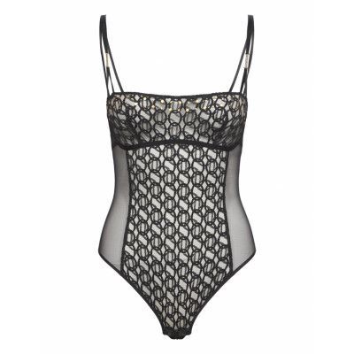 Metallx Bodysuit Bodies Slip Svart Chantelle X