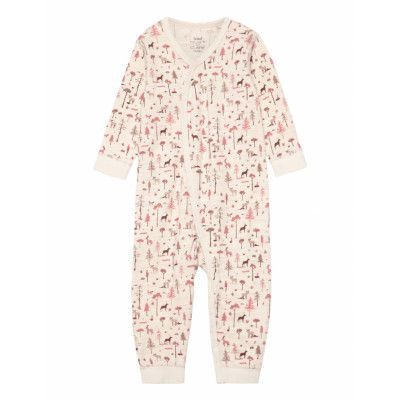 Milo - Heldragt Långärmad Bodysuit Multi/mönstrad Hust & Claire