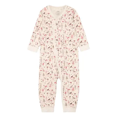 Milo - Heldragt Långärmad Bodysuit Multi/mönstrad Hust & Claire