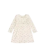 Minymo Body Dress Ls Aop Rib - Cream - 68