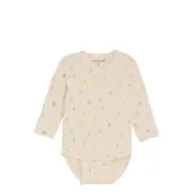 Minymo Body Ls Aop - Cream - 62