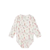 Minymo Body Ls Aop - Cream - 74