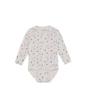 Minymo Body Ls Aop - White - 62