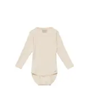 Minymo Body Ls Rib - Cream - 62