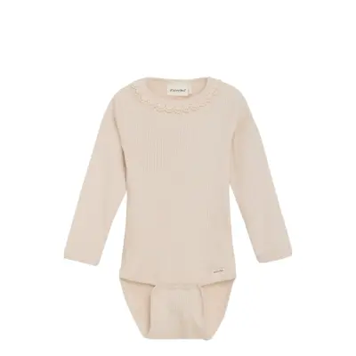 Minymo Body Ls Rib Kräm