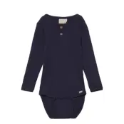 Minymo Body Ls Rib - Navy - 92